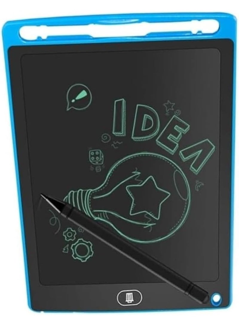 LCD Writing Tablet 12 Inch Drawing Pad and Pen Portable Educational Graphic Board with Erase Button and Screen Lock Button For Kids Boys Girls (Random Colors - 12 inch) - Image 1