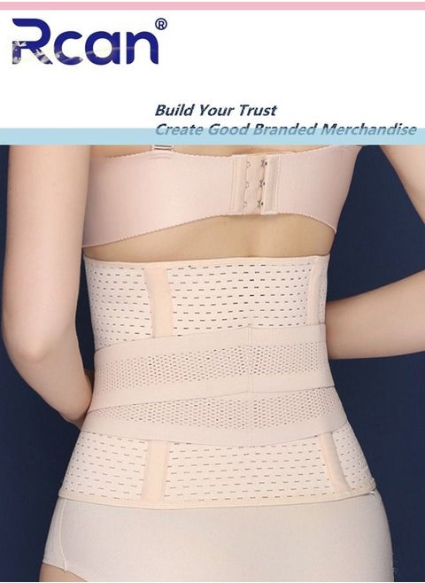 Postpartum Girdle Support Recovery Belly Band Ultra Thin and Breathable Not Sweaty Elastic For Women Shaper Waist Shapewear Belt After Birth Moisture Absorbing Support Band and Back Support