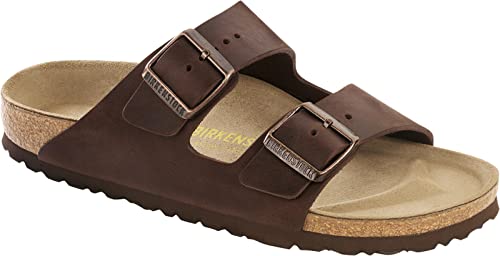 Birkenstock Unisex Arizona Sandal,Habana Oiled Leather,45 N EU - Image 2