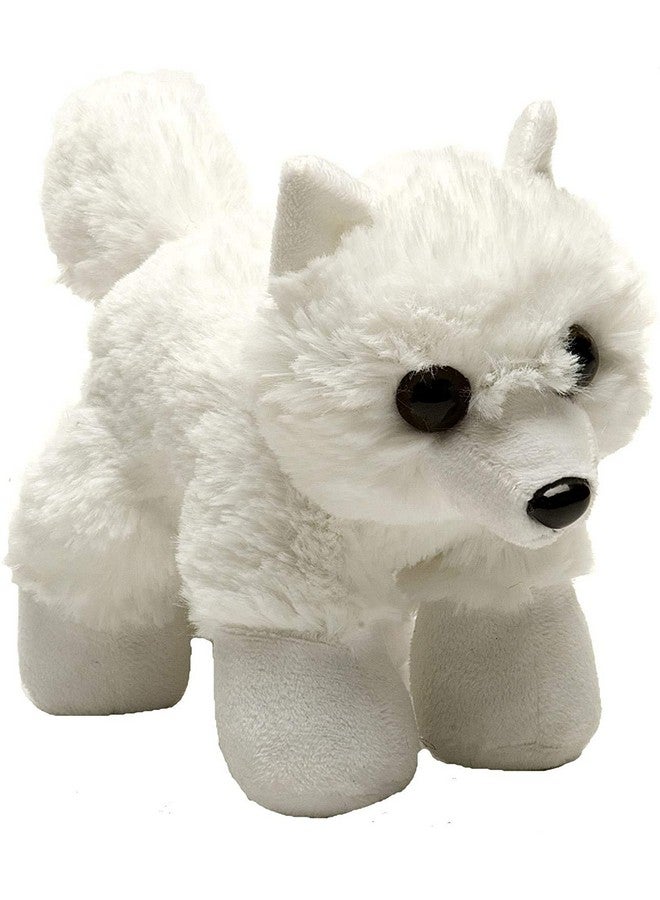Wild Republic Arctic Fox Plush, Stuffed Animal, Plush Toy, Gifts For Kids, Hug’Ems 7"