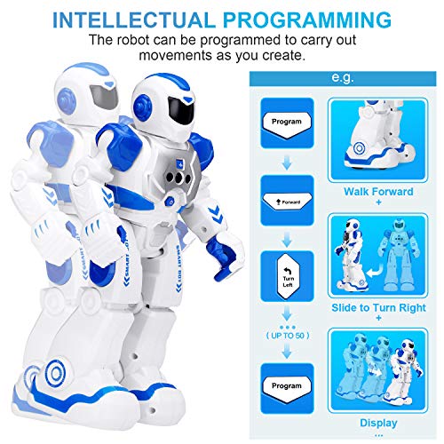 KingsDragon Robots Toy for Kids, RC Gesture Sensing Toy, Interactive Walking Singing Dancing Robot Birthday Presents for Boys Girls Age 6 7 8 9 Years Old - Image 4