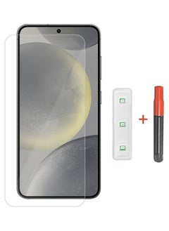 UV Liquid Glue Full Coverage Tempered Glass Screen Protector For Samsung Galaxy S25 Plus - Clear