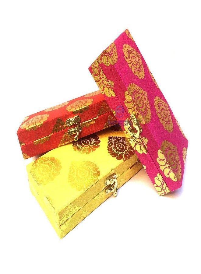 NRSON® Decorative Cash Box, Shagun Box, Gift Box, Jewellery Box, Money Box Envelop Wedding Gift, [ Set of 15 ASSORTED COLOR] - Image 2