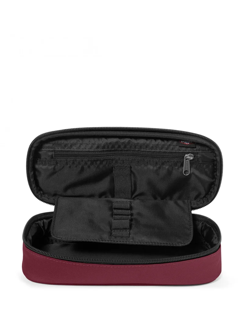EASTPAK Oval Single Hard Pencil Case - Bushy Burgundy
