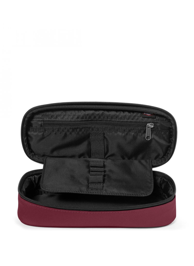 EASTPAK Oval Single Hard Pencil Case - Bushy Burgundy  - Image 3