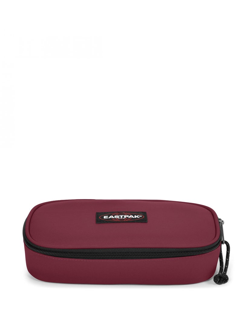 EASTPAK Oval Single Hard Pencil Case - Bushy Burgundy  - Image 1