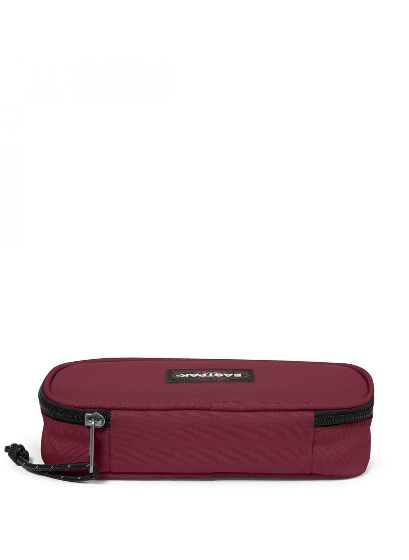 EASTPAK Oval Single Hard Pencil Case - Bushy Burgundy  - Image 2