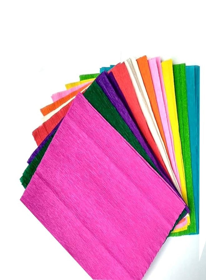 ESCAPER Crepe Paper Sheets, Wrinkled Craft Paper Set (20"x32" Inch Each), Flexible & Durable Crepe Paper for Craft, Flower Making, Gift Wrapping, and Party Decoration - Image 1