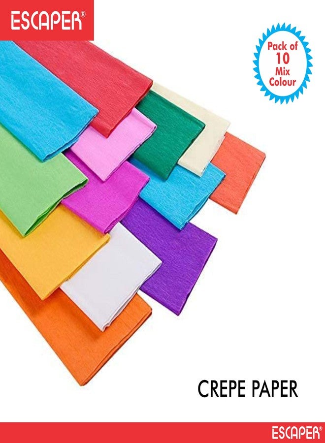 ESCAPER Crepe Paper Sheets, Wrinkled Craft Paper Set (20"x32" Inch Each), Flexible & Durable Crepe Paper for Craft, Flower Making, Gift Wrapping, and Party Decoration - Image 3
