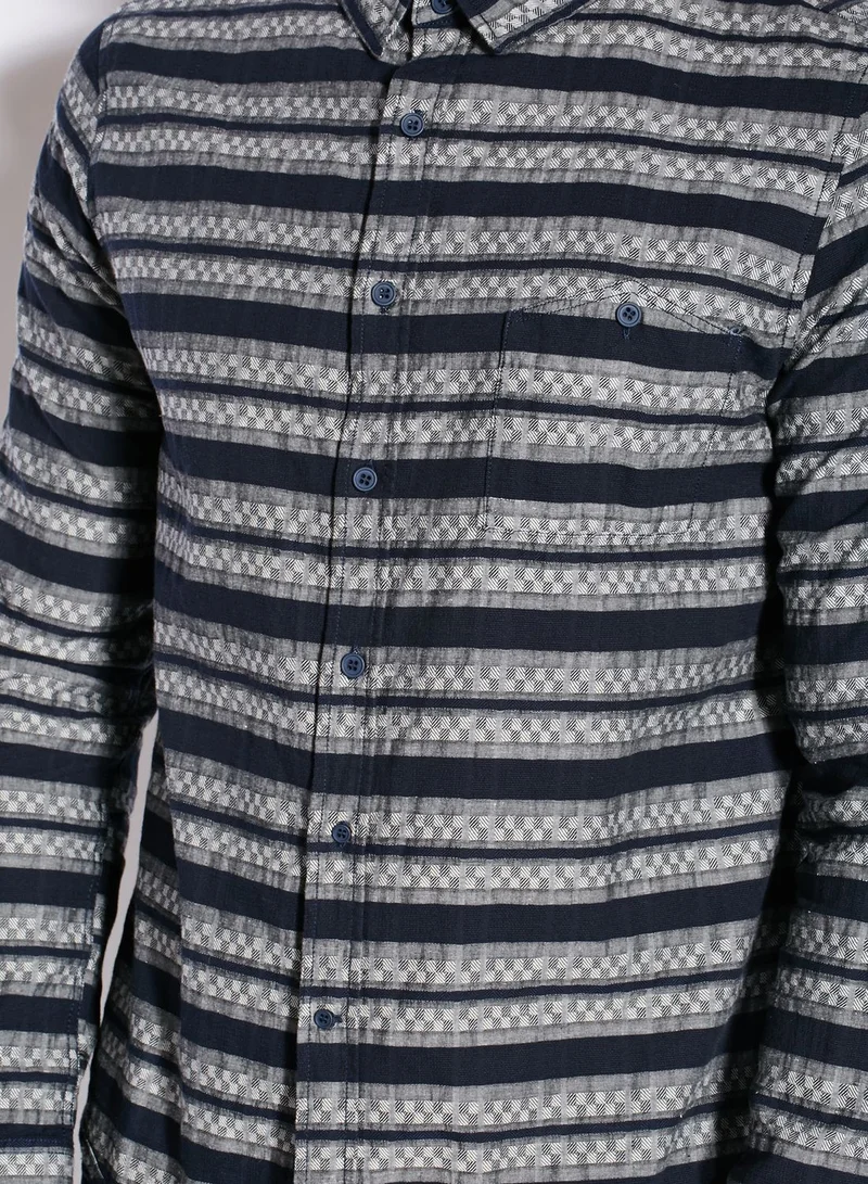 Native Youth Geo Stripe Shirt