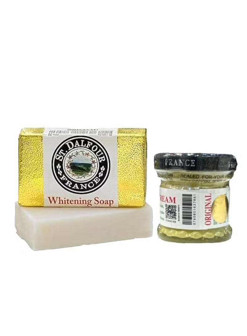St.Dalfour St. Dalfour Whitening Cream & Soap Combo Pack - Image 2