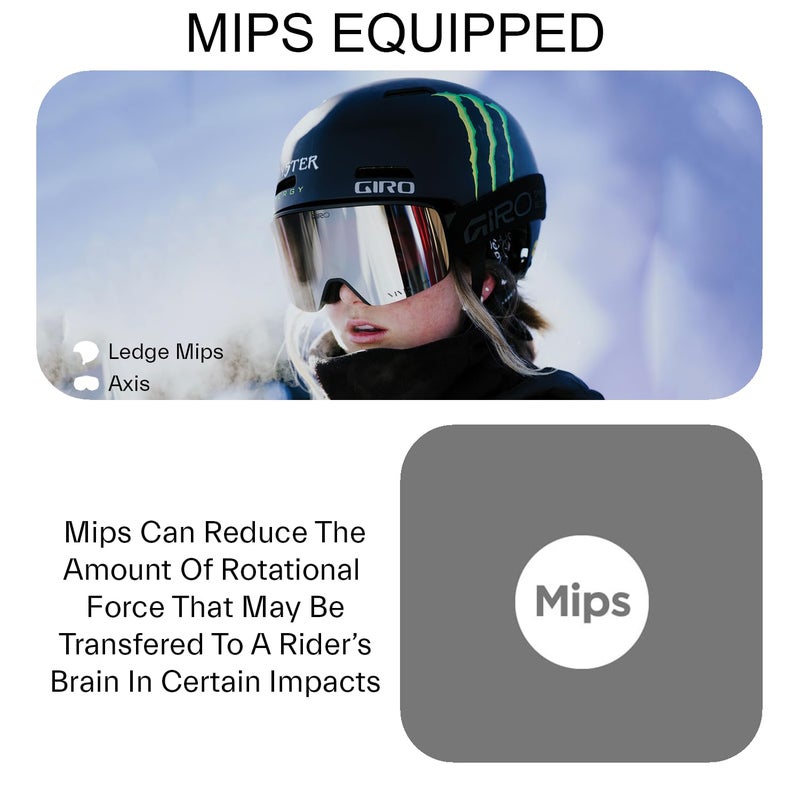 Giro Ledge MIPS Snow Helmet - Matte Indigo - Size L (59-62.5cm) - Image 5