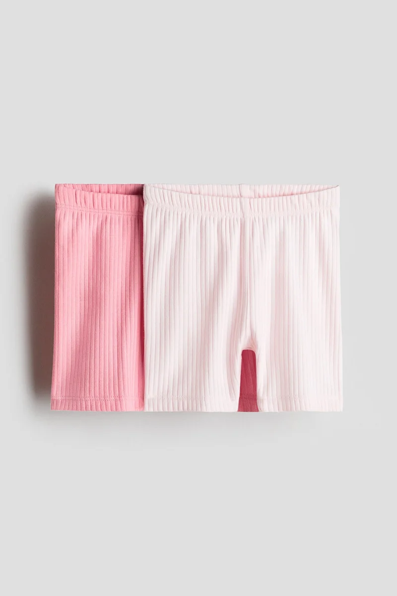 اتش اند ام شورت ضيق بتصميم مرن - عبوة من قطعتين