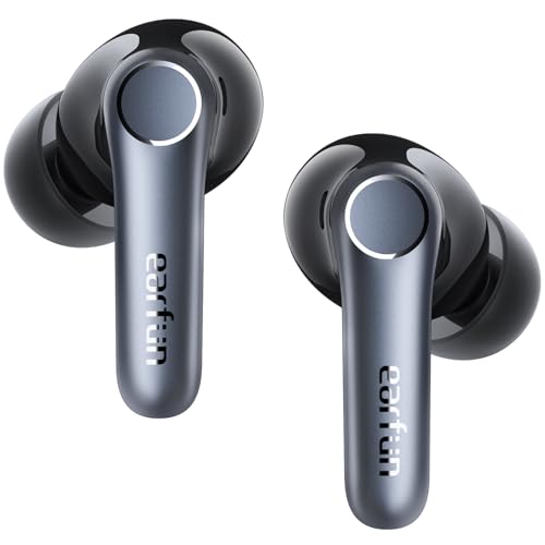 EarFun Air Pro 4 Adaptive Hybrid Noise Canceling Wireless Earbuds, Qualcomm Snapdragon Sound, 6 Mics AI CVC 8.0 Call, LDAC Hi-Res Audio, 52H Playtime, Bluetooth 5.4, Black | TW600B price comparison Qatar – cheapest at PROTECT via Microless