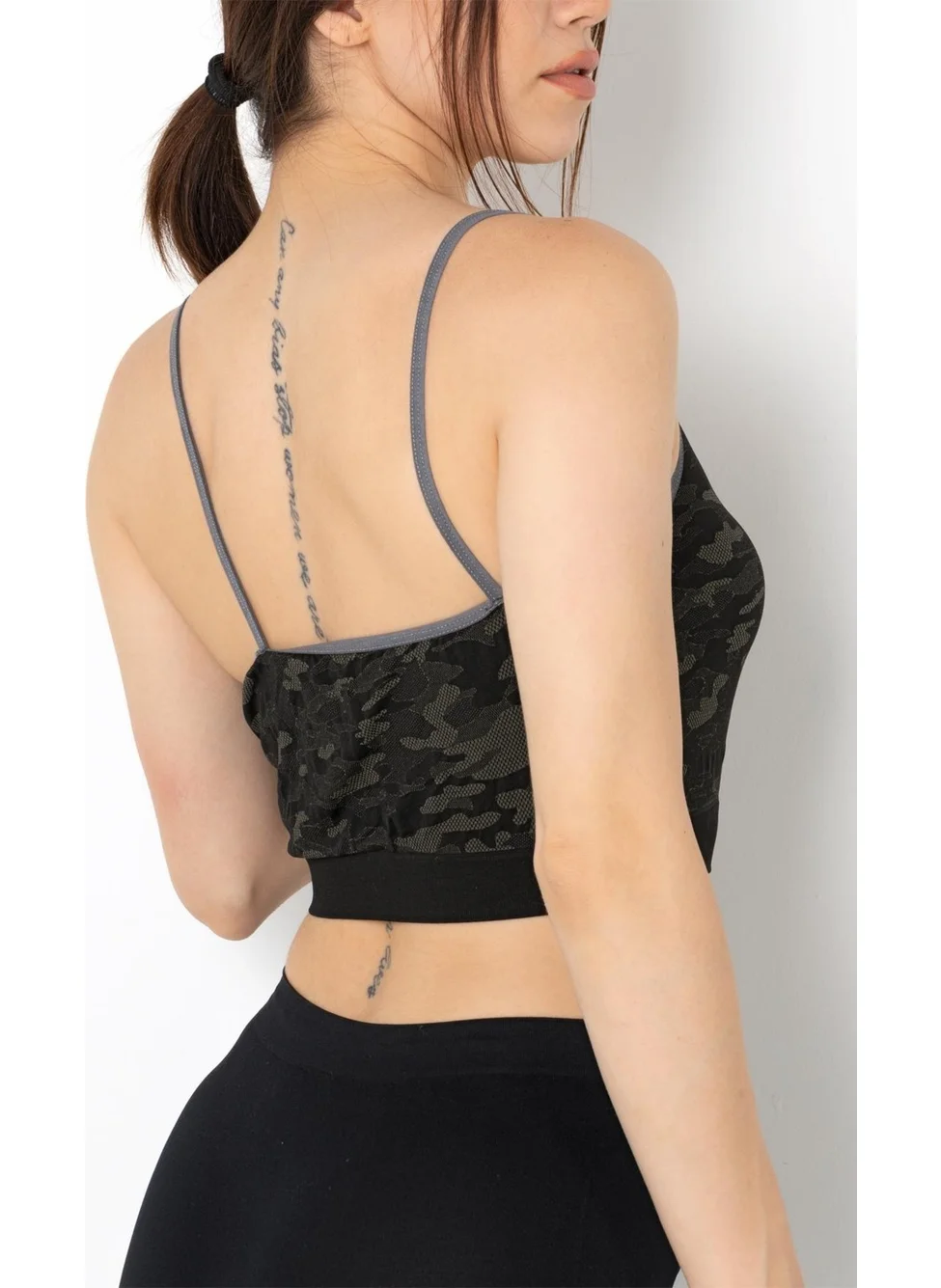 Gigotto Camouflage Patterned Bustier