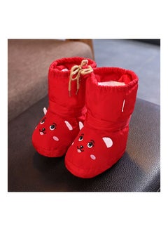 Loquat Suitable For Baby Warm And Comfortable Cotton Shoes 