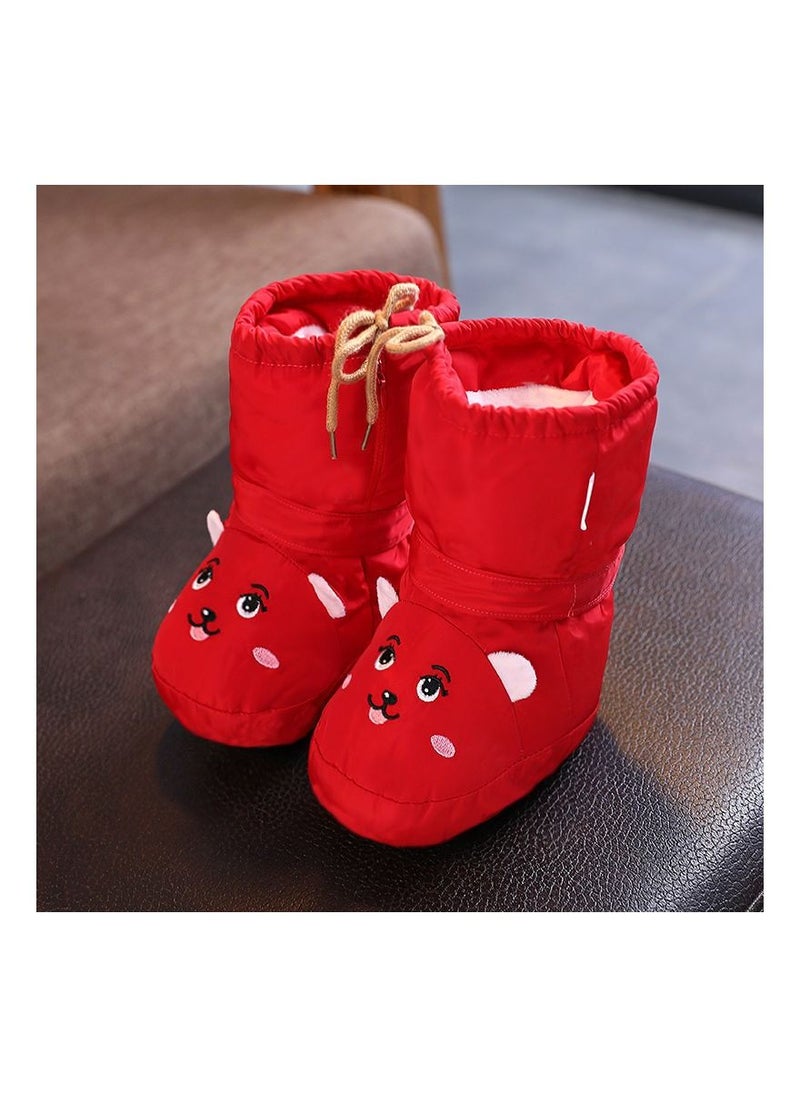Loquat Suitable For Baby Warm And Comfortable Cotton Shoes 