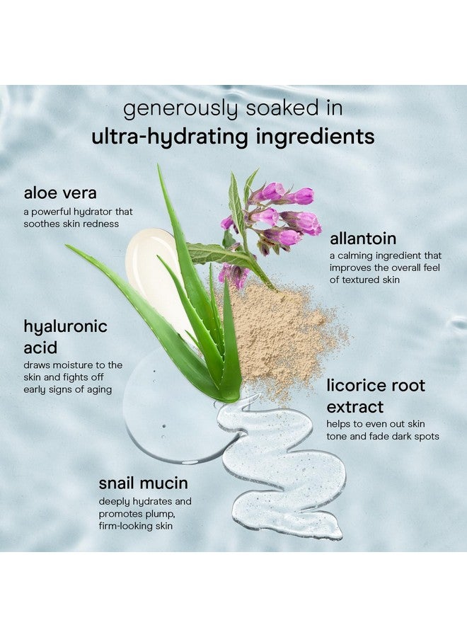 بيبادي قناع الوجه الورقي من بايبودي بمخاط الحلزون (6 قطع) - قناع مرطب ومقاوم للشيخوخة مع حمض الهيالورونيك - ترطيب عميق لبشرة شابة - Image 4