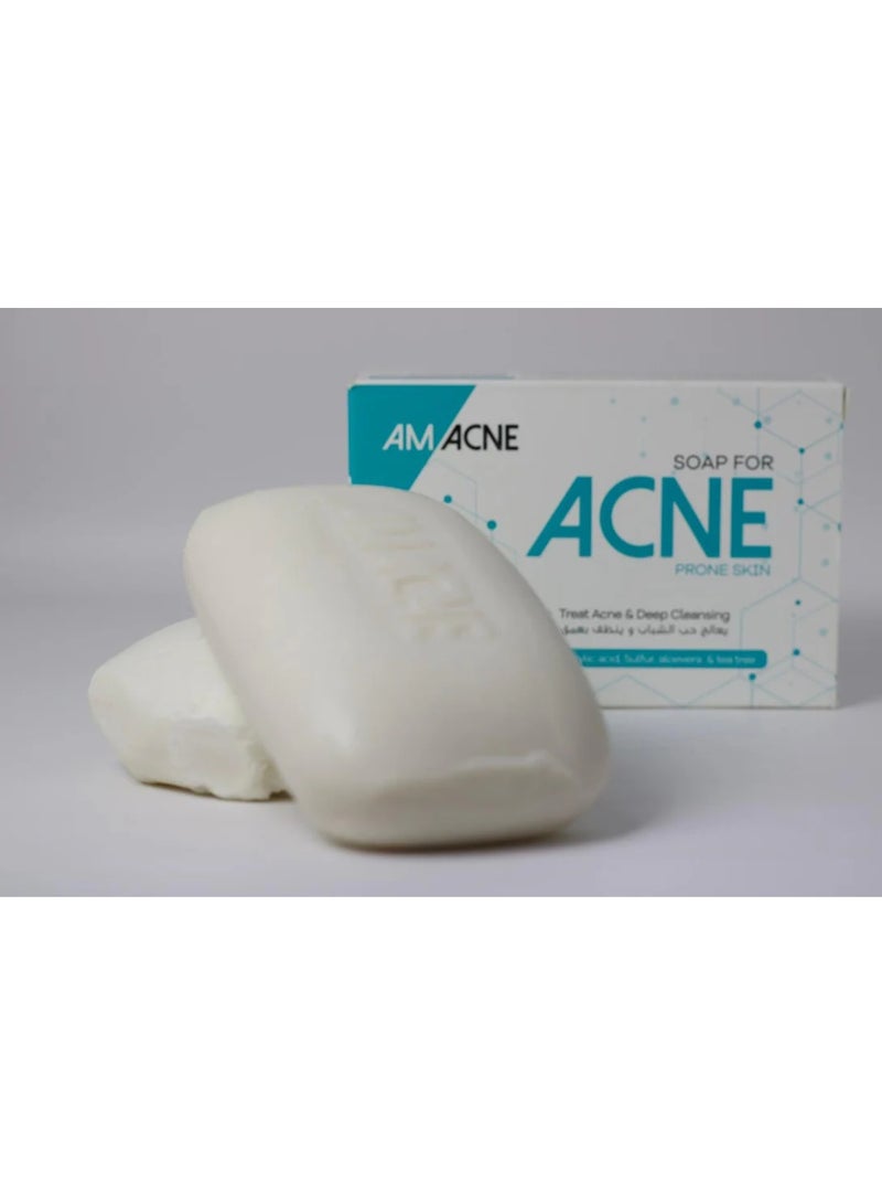 صابون AmAcne Prone Skin لعلاج حب الشباب وتنظيفه بعمق