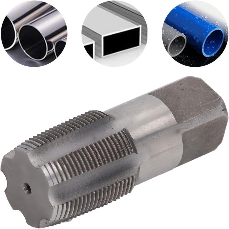 WALFRONT Npt Tap Set Npt Tap And Die Set 1-1/4 Inch Repair Tool High Speed Steel Thread Plumbing Maintenance for Plumbers Mechanics - Image 2