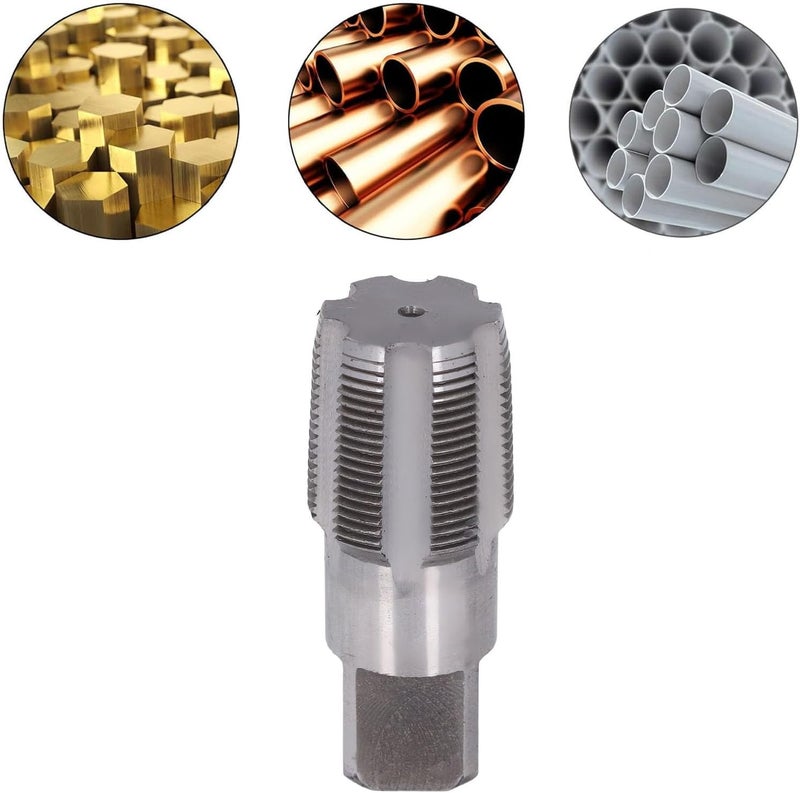 WALFRONT Npt Tap Set Npt Tap And Die Set 1-1/4 Inch Repair Tool High Speed Steel Thread Plumbing Maintenance for Plumbers Mechanics - Image 1