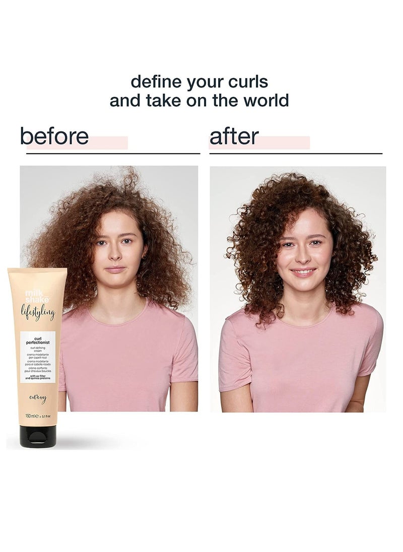 Milk Shake - Milk_Shake Curl Perfectionist Modelling Cream For Curly Hair 150Ml - Image 1