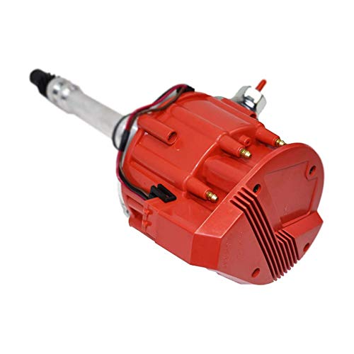 A-Team Performance موزع ملف مزدوج HEI - غطاء أحمر سوبر - 65K جهد عالي و 7,500 دورة في الدقيقة - متوافق مع شيفروليه، شيفي، GM و GMC محركات بلوك صغير و بلوك كبير 262-454 - Image 3