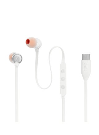 Tune 310C USB-C Wired Hi-Res In-Ear Headphones White - view 5