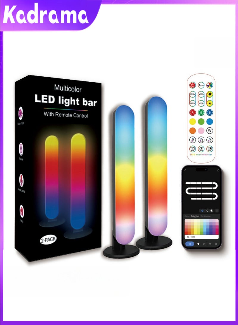كادراما شريط إضاءة LED ذكي، مصباح LED ذكي RGB مع تأثيرات إضاءة متعددة، إضاءة خلفية LED للتلفزيون، إضاءة مزاجية، إضاءة ألعاب، إضاءة محيطة، شريط إضاءة Smart Flow للكمبيوتر الشخصي والتلفزيون والغرفة - Image 1