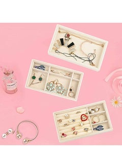 Arabest Acrylic Jewelry Box 3 Drawers Velvet Jewelry Box Earrings Necklace Bracelet Display Box  - Image 3
