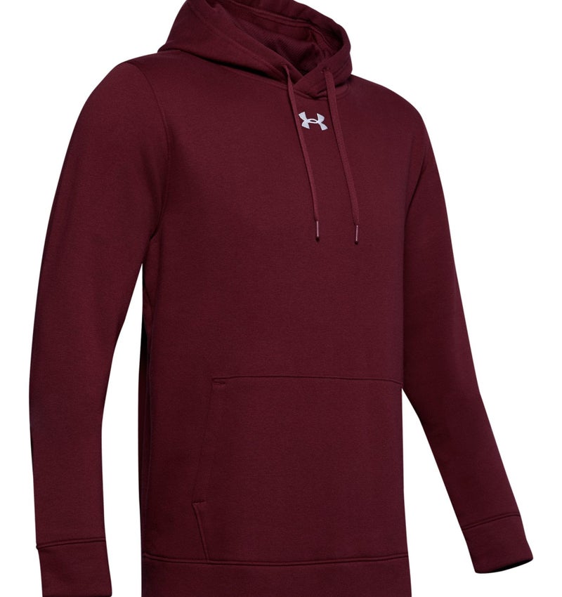 Under Armour Men's UA Hustle Fleece Hoodie XXL Red - Image 5