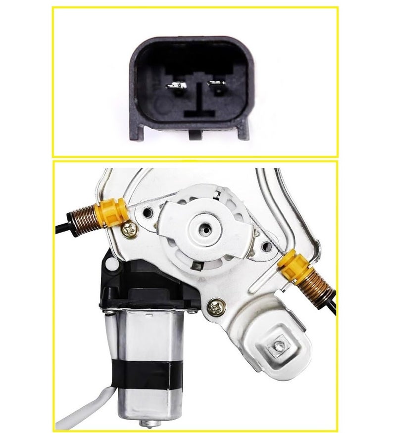 Partschoice 741-428 Front Driver Left Side Power Window Regulator with Motor Assembly Compatible with 2004-2008 Ford F-150 Crew Standard Cab & 2006-2008 Lincoln Mark LT - Image 5