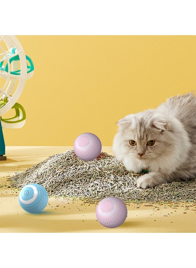 Interactive Cat Ball Toy, Intelligent Indoor Automatic Moving Ball Puzzle Dispel Boredom USB Charging Pet Toy - Image 4