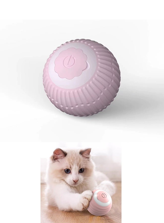 Interactive Cat Ball Toy, Intelligent Indoor Automatic Moving Ball Puzzle Dispel Boredom USB Charging Pet Toy - Image 1