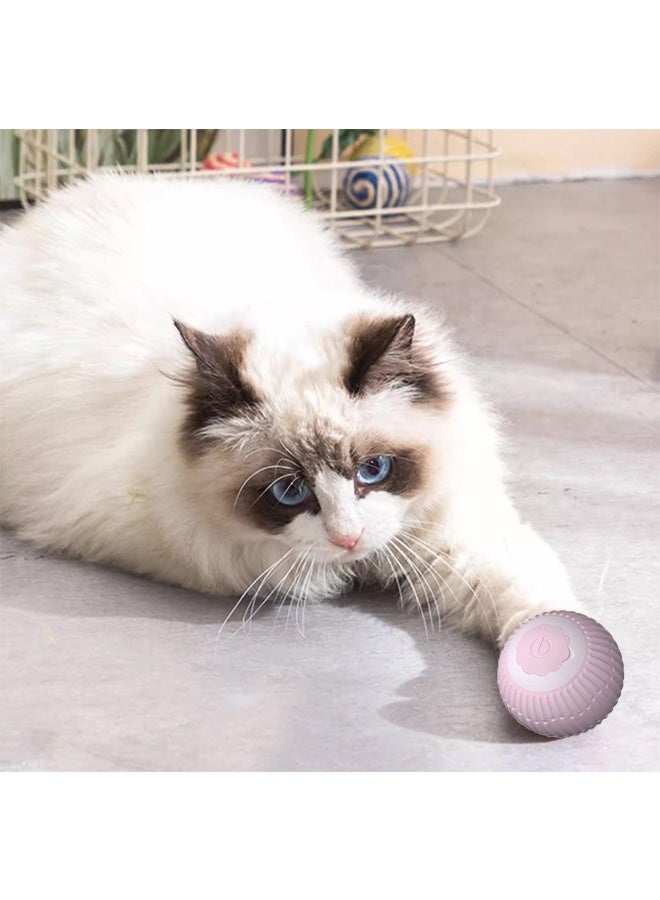 Interactive Cat Ball Toy, Intelligent Indoor Automatic Moving Ball Puzzle Dispel Boredom USB Charging Pet Toy - Image 3