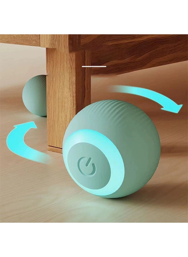 Interactive Cat Ball Toy, Intelligent Indoor Automatic Moving Ball Puzzle Dispel Boredom USB Charging Pet Toy - Image 5