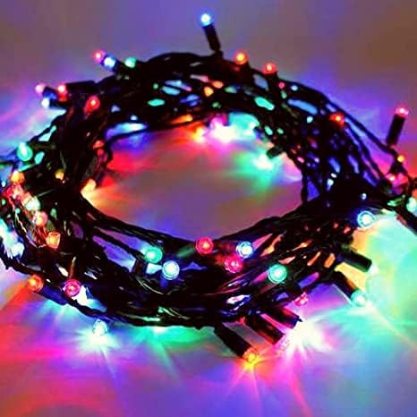 One94Store 40 Feet 36 Led String Serial Lights Copper Wire LED Decorative String Fairy Rice Lights for Indoor Outdoor Decoration Festival Party Wedding Garden Lawn MulticolorPack of 5 - Image 2
