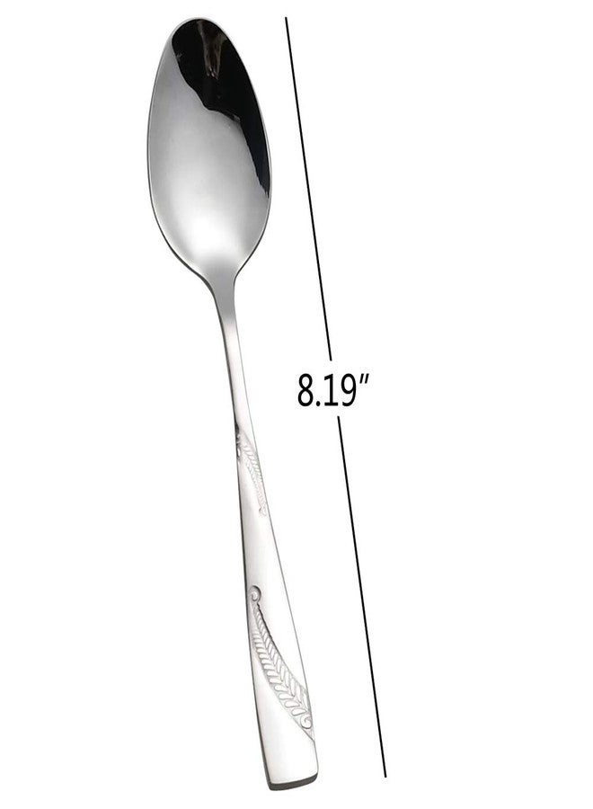 Nicesh 16-Piece Stainless Steel Dinner Spoons, 8.19-Inch - Image 3