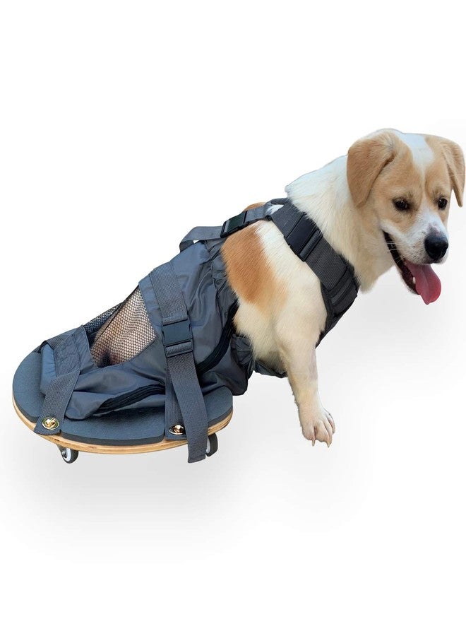 derYEP Pet Scooter Wheelchair for Rear Legs paralyzed Dog Protects Chest and Limbs - Image 1