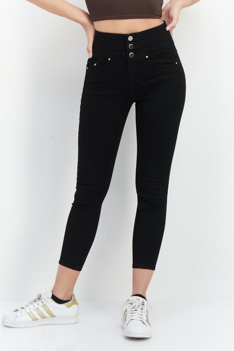 VERO MODA جينز دنيم سليم فيت للنساء، أزرق - Image 1