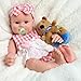 JIZHI Reborn Baby Dolls Silicone Full Body 16 Inch 573lb Weighted Full Platinum Silicone Baby Doll Real Life Baby Dolls with Complete Accessories for Kids Age 3 - Image 3