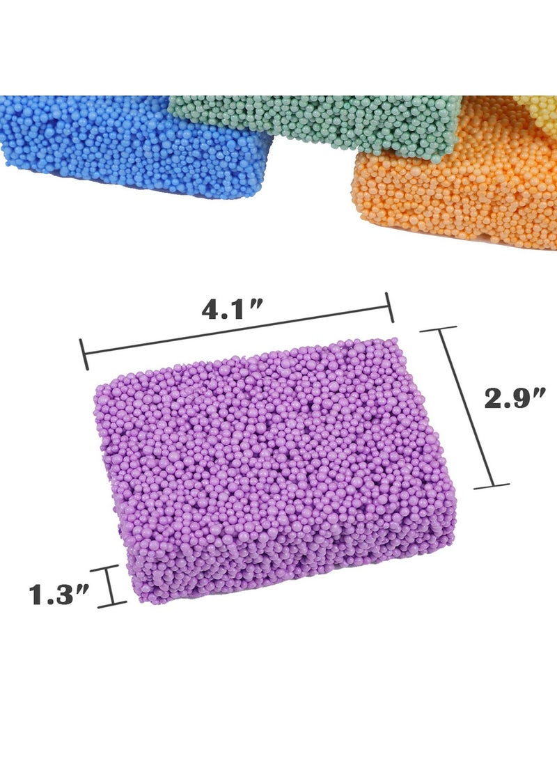 6 Colors Floam Clay, Modeling Foam Beads Play Kit for Kids, Educational Magic Clay, DIY Art Crafts, Preschool Toys for Motor Skills