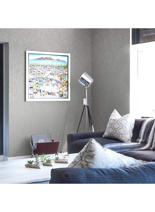 wolpin Wall Stickers Wallpaper For Home (45 X 300 Cm) Beautiful Silver Grey Silk Pattern Bedroom Furniture Self Adhesive Pvc Vinyl Silver Grey - Image 2