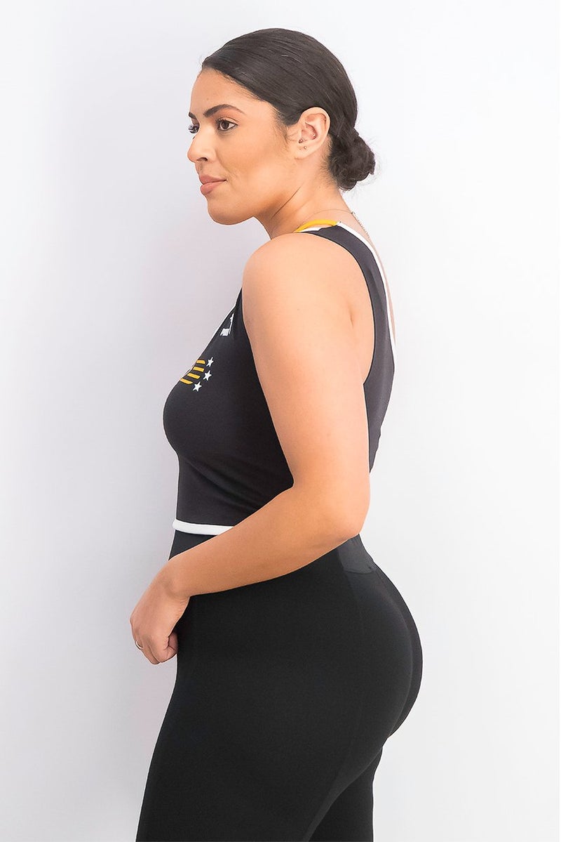 PUMA Women Sportswear Fit Sleeveless Retro Graphic Tops, Black Combo - Image 4