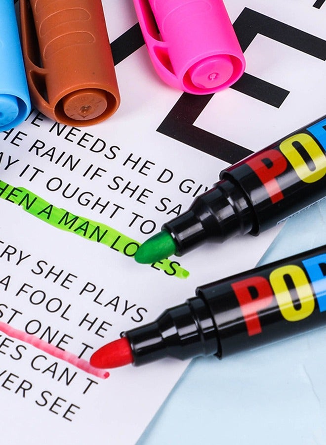 Whiteboard Markers Bright Dry Erase Markers Fine Tip board markers 8 pcs White Board Markers all purpose markers for schools and offices - Image 5