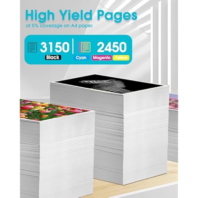 206X TONER CARTRIDGE SET 4-PACK (BLACK CYAN YELLOW MAGENTA) HIGH YIELD REPLACEMENT FOR HP 206A 206X TONER COMPATIBLE FOR LASERJET PRO MFP M283CDW M283FDN M283FDW M282NW M255DW M255NW PRINTER INK - Image 3