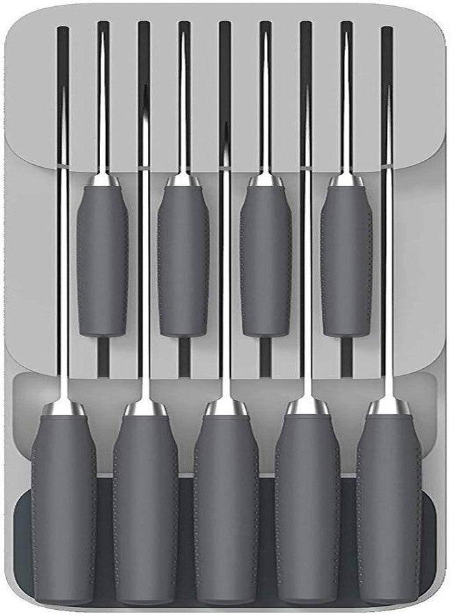 istore Cutlery Storage Organizer Rack for Knives - Fork - Spoons Drawer Holder - Kitchen Cabinet Tray Stand Organizer - Image 3