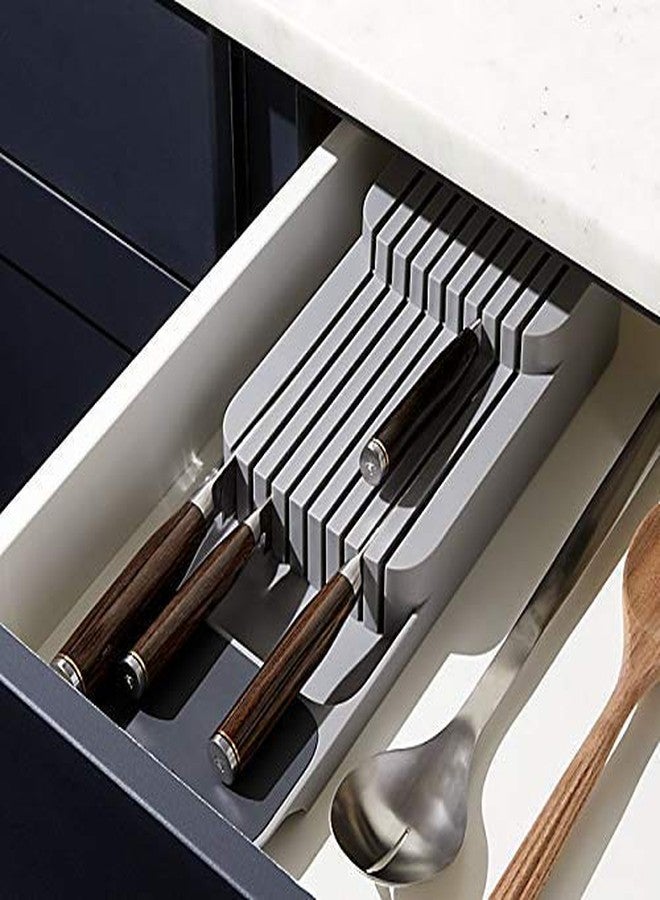 istore Cutlery Storage Organizer Rack for Knives - Fork - Spoons Drawer Holder - Kitchen Cabinet Tray Stand Organizer - Image 5