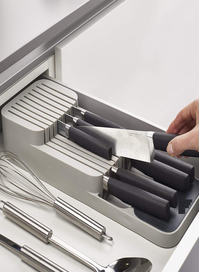 istore Cutlery Storage Organizer Rack for Knives - Fork - Spoons Drawer Holder - Kitchen Cabinet Tray Stand Organizer - Image 2