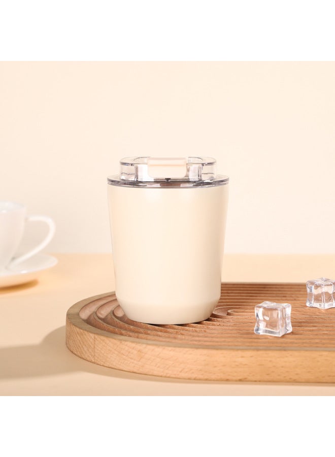 New High-looking 304 Stainless Steel Thermos Cup Mini Simple Portable Coffee Cup Outdoor Sports Water Cup With Lid